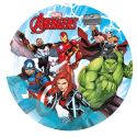 Disque gâteau en azyme Avengers 15,5 cm Disque gâteau en azyme Avengers 15,5 cm