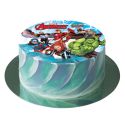 Disque gâteau en azyme Avengers 15,5 cm Disque gâteau en azyme Avengers 15,5 cm