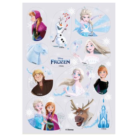 Décors en azyme à découper Reine des Neiges