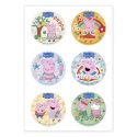 Mini disques azyme Peppa Pig (x6) Mini disques azyme Peppa Pig (x6)