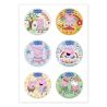 Mini disques azyme Peppa Pig (x6)