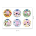 Mini disques azyme Peppa Pig (x6) Mini disques azyme Peppa Pig (x6)