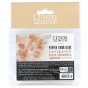 Papiers emballage caramels transparents (+/-50) Papiers emballage caramels transparents (+/-50)