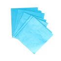 Carrés alu bleus pour bonbons et chocolats (x50) Carrés alu bleus pour bonbons et chocolats (x50)