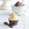 Caissettes cupcake chocolat à pois (x60) Caissettes cupcake chocolat à pois (x60)