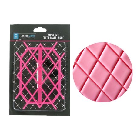 Empreinte effet matelassé Patisdécor
