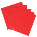 Carrés alu rouges pour bonbons et chocolats (x50) Carrés alu rouges pour bonbons et chocolats (x50)