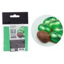 Carrés alu verts pour bonbons et chocolats (x50) Carrés alu verts pour bonbons et chocolats (x50)