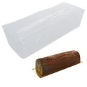 Moule à bûche PVC décor "bûche traditionnelle" Moule à bûche PVC décor "bûche traditionnelle"