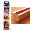 Moule à insert pour bûche PVC Patisdécor Moule à insert pour bûche PVC Patisdécor