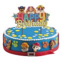 Cake topper papier Pat Patrouille Cake topper papier Pat Patrouille