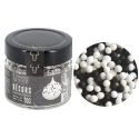 Décors mini billes noires et blanches Patisdécor Décors mini billes noires et blanches Patisdécor