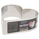 Cœur à mousse inox H 4,5 cm L 12 cm Patisdécor Cœur à mousse inox H 4,5 cm L 12 cm Patisdécor