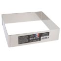 Cadre à mousse inox H 4,5 cm 18 x 18 cm Patisdécor Cadre à mousse inox H 4,5 cm 18 x 18 cm Patisdécor