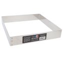 Cadre à mousse inox H 4,5 cm 26 x 26 cm Patisdécor Cadre à mousse inox H 4,5 cm 26 x 26 cm Patisdécor