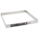 Cadre à pâtisserie inox H 2 cm - 20 x 20 cm Patisdécor Cadre à pâtisserie inox H 2 cm - 20 x 20 cm Patisdécor
