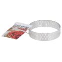 Cercle à tarte perforé inox H 2 cm Ø 8 cm Patisdécor Cercle à tarte perforé inox H 2 cm Ø 8 cm Patisdécor