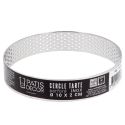 Cercle à tarte perforé inox H 2 cm Ø 10 cm Patisdécor Cercle à tarte perforé inox H 2 cm Ø 10 cm Patisdécor