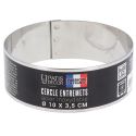 Cercle à entremets inox H 3,5 cm Ø 10 cm Patisdécor Cercle à entremets inox H 3,5 cm Ø 10 cm Patisdécor