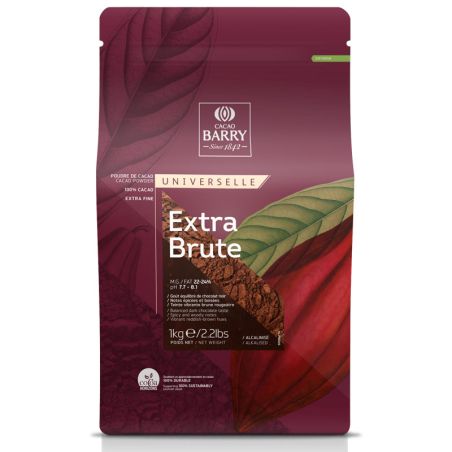 Cacao en poudre extra brute Barry 1 kg