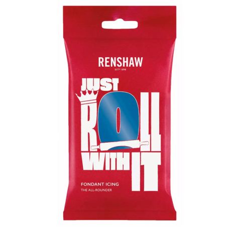 Pâte à sucre Bleu Atlantique Renshaw 250 g