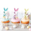 Têtes de lapins pastel assorties sur pique Patisdécor (x3) Têtes de lapins pastel assorties sur pique Patisdécor (x3)
