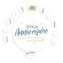 Décors comestibles en azyme assortis thème anniversaire n°1 Décors comestibles en azyme assortis thème anniversaire n°1