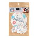 Décors comestibles en azyme assortis thème anniversaire n°2 Décors comestibles en azyme assortis thème anniversaire n°2