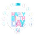 Décors comestibles en azyme assortis thème anniversaire n°3 Décors comestibles en azyme assortis thème anniversaire n°3