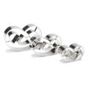 Emporte-pièce Bretzel inox assortis (x3) Emporte-pièce Bretzel inox assortis (x3)