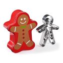 Boîte avec 4 découpoirs mannele inox assortis Boîte avec 4 découpoirs mannele inox assortis