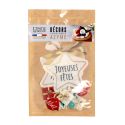 Décors comestibles en azyme assortis thème étoile de Noël Décors comestibles en azyme assortis thème étoile de Noël