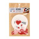 Décors comestibles en azyme assortis thème St Valentin "I Love You" Décors comestibles en azyme assortis thème St Valentin "I Love You"