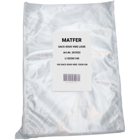 100 sacs sous vide lisse...