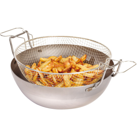 Bassine à friture en tôle...