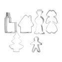 Emporte-pièce Village alsacien inox assortis (x6) Emporte-pièce Village alsacien inox assortis (x6)