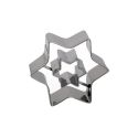 Emporte-pièce double Etoile inox 5 cm Emporte-pièce double Etoile inox 5 cm