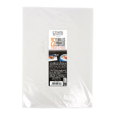 Feuille fondante A4 (x25)