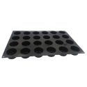 Flexipan inspiration de 24 moules silicone cylindres 7x4 cm Flexipan inspiration de 24 moules silicone cylindres 7x4 cm