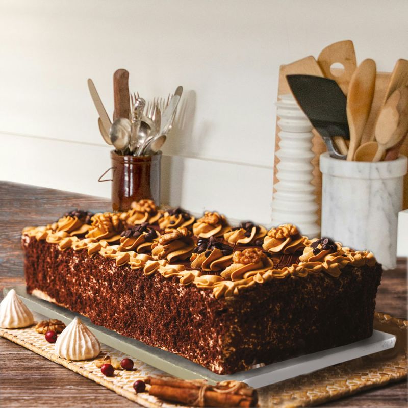 Cake drum rectangle argent 40 x 60 cm Patisdécor