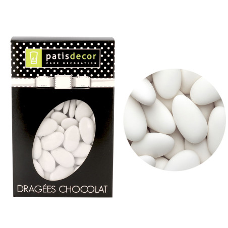 Dragées chocolat blanches Patisdécor 500 g