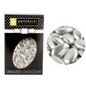 Dragées chocolat argentées Patisdécor 500 g Dragées chocolat argentées Patisdécor 500 g