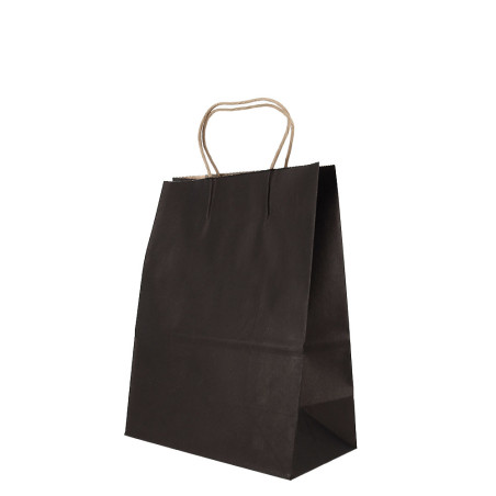 Sac en papier noir -...