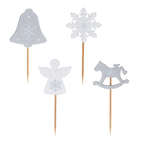 Cake toppers mix de Noël 4