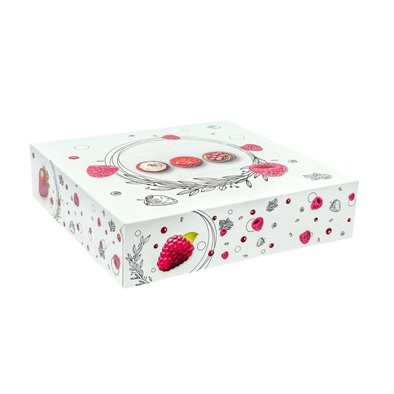 Boîtes pâtissières Morgane 32 x 32 cm - Hauteur 8 cm (x 25)
