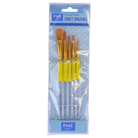 Pinceaux déco assortis (x 5)