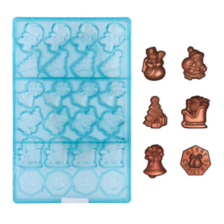 Moule chocolat 24 fritures...