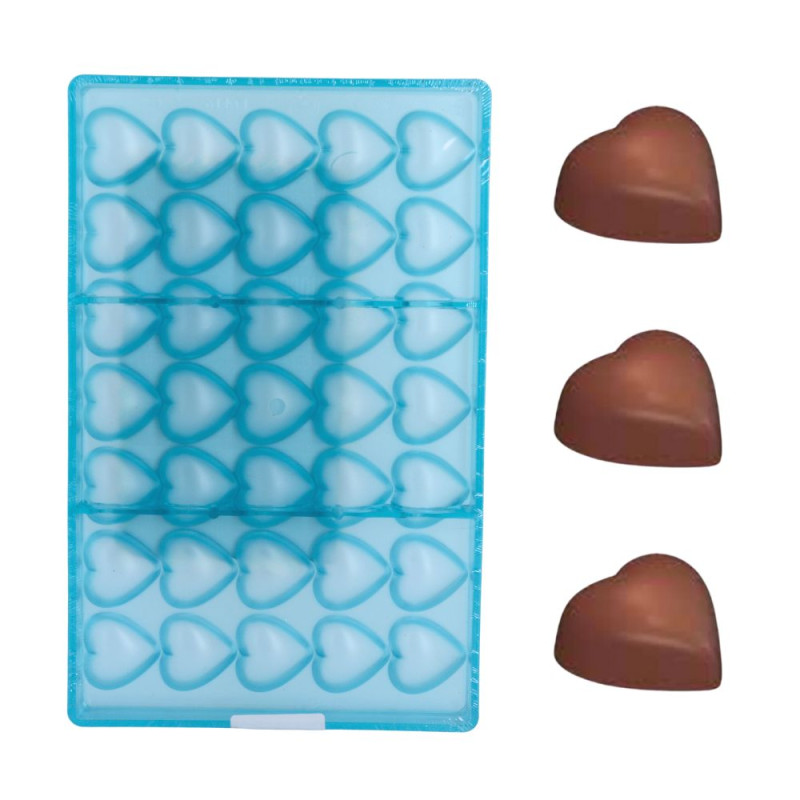 Moule chocolat 35 cœurs