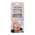 4 pailles en verre bubble tea et goupillon 4 pailles en verre bubble tea et goupillon