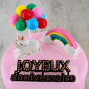 Kit décor gâteau licorne Kit décor gâteau licorne